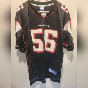 Vintage Y2k Atlanta Falcons Keith Brooking #56 home  Jersey Adult M